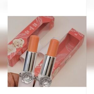 2 pk HARD CANDY X MARILYN MONROE BEST FRIEND DIAMOND LIP BALM 0.14 fl oz RED